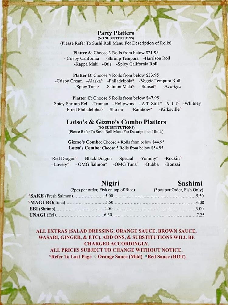 Bonzai Menu image 3